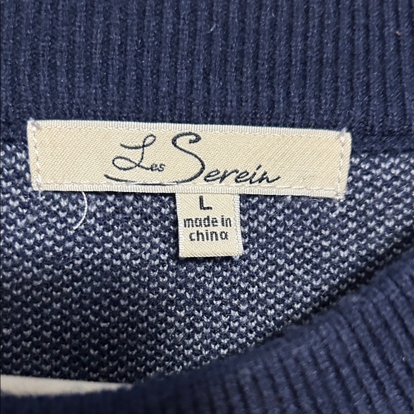 Polka Dot Sweater - Navy and White les serein - Picture 2 of 6